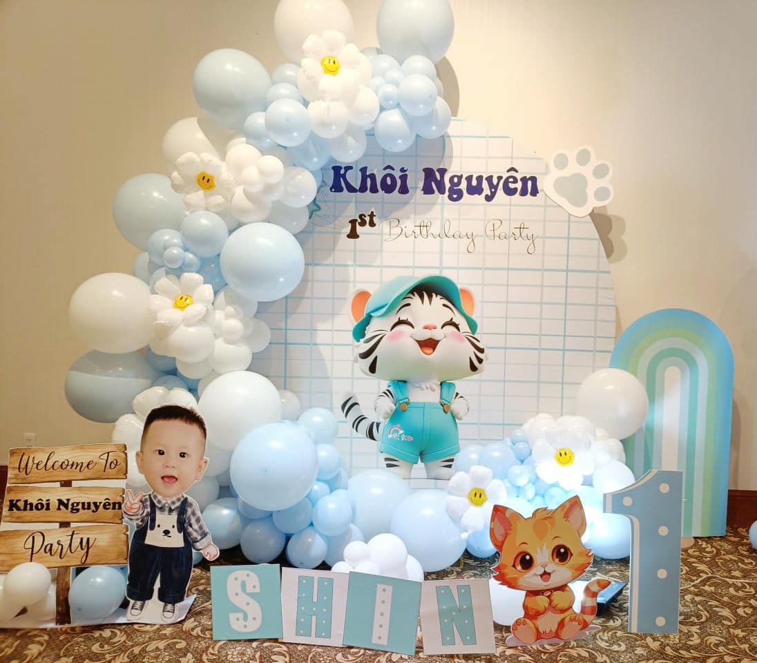 Trang Trí Thôi Nôi Bé Khôi Nguyên