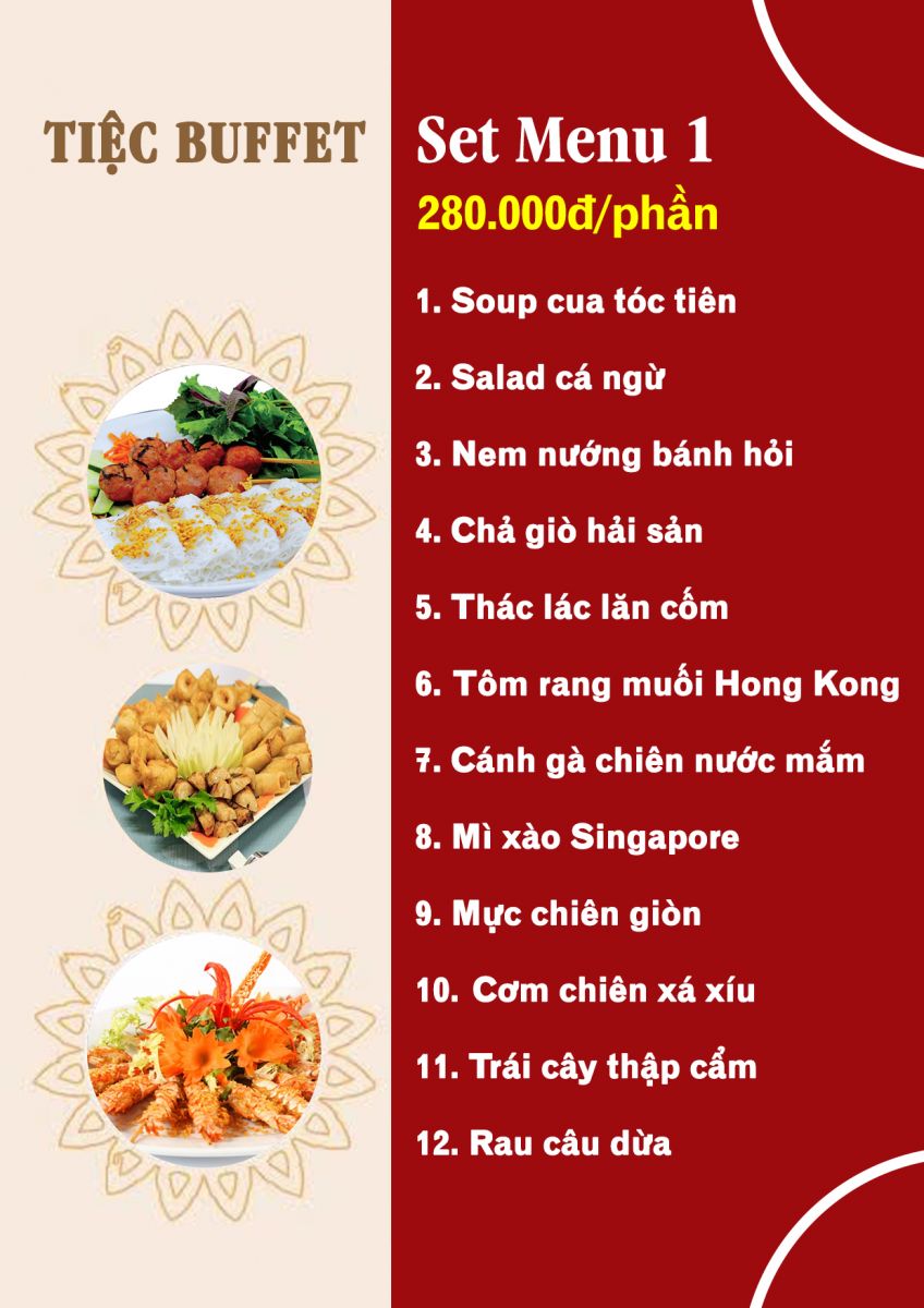 Bí Quyết Xây Dựng Menu Tiệc Buffet Hoàn Hảo Từ A Đến Z