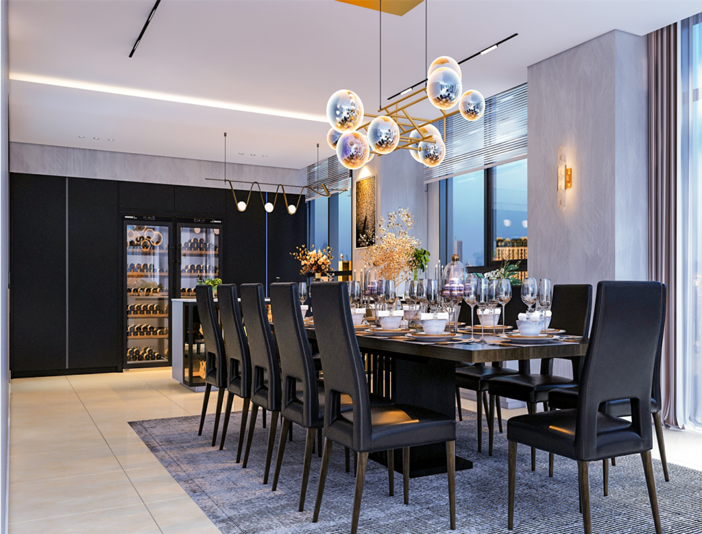 Bí Quyết Trang Trí Không Gian Tiệc Bằng Ánh Sáng 6 Yếu tố tạo nên không gian sang trọng, thời thượng - Gia Minh Corp