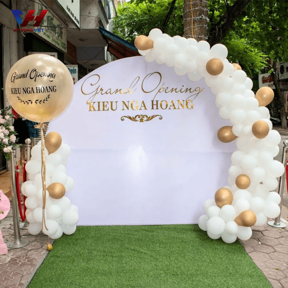 Hướng Dẫn Tự Làm Cổng Bong Bóng Trang Trí Tiệc Tại Nhà 11 Trang Trí Khai Trương Đơn Giản Tại Hà Nội - Hy Vọng Việt
