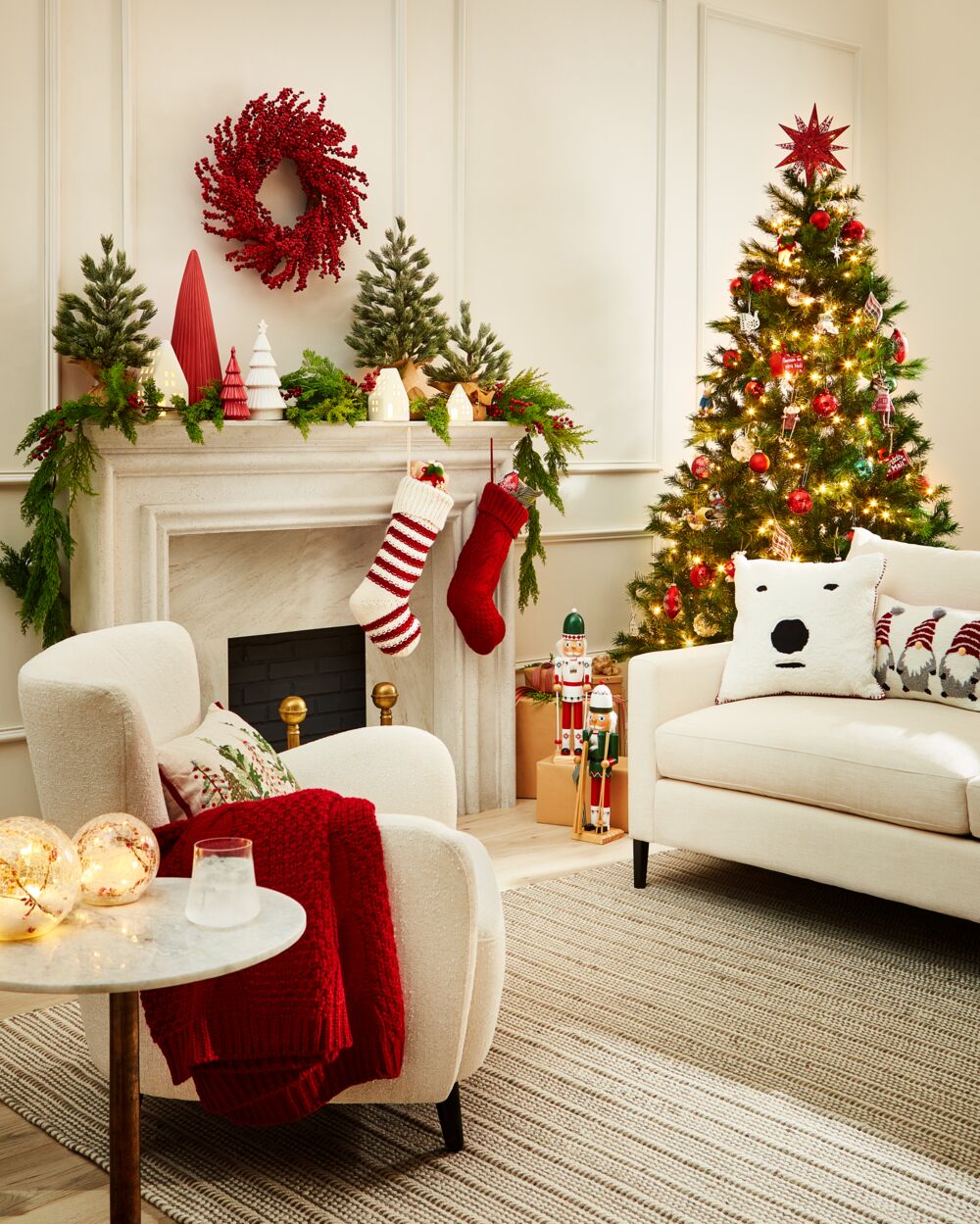 15+ Ý Tưởng Trang Trí Bàn Tiệc Giáng Sinh Và Năm Mới 10 Giáng sinh ấm cúng - Ý tưởng trang trí mùa lễ hội | ELLE Decoration VN